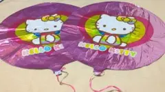ハローキティバルーン2枚セット