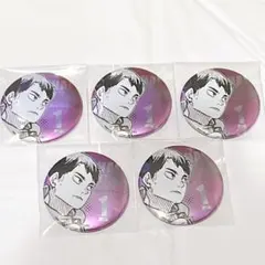 ハイキュー ファンパーク FANPARK デコレクション缶バッジ 牛島若利 5点