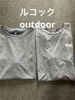 ルコック　outdoor レディースTシャツ　二枚セット