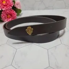 GUCCI ゴールド ロゴ レザー ベルト 可愛い スーツ ワンピース