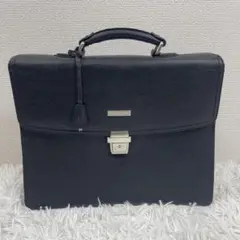 【美品】ブルックスブラザーズ ビジネスバッグ 2way オールレザー 南京錠 黒 極美品☆【☆伊製】ブルックスブラザーズ/BROOKS BROTHERS
