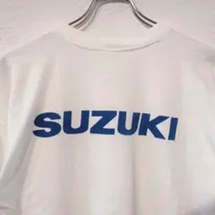 80年代　ヴィンテージ　企業Tシャツ　SUZUKI 　スズキ　シングルステッチ