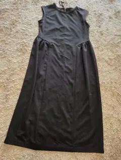 新品！チャオパニック ノースリーブロングワンピース 黒