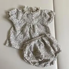 しまむら　フラワープリントセット 90サイズ