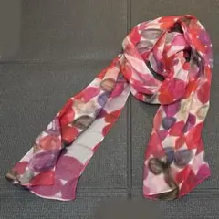 HERALBONY 黒白円形パターンスカーフ 楽天市場】【ヘラルボニー】プリントスカーフ／エーシーデザイン