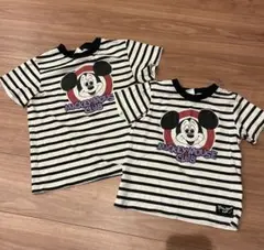 フタフタ　ミッキーTシャツ　110 130 セット