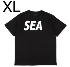 WIND AND SEA ロゴ Tシャツ XLサイズ ブラック ウィンダンシー