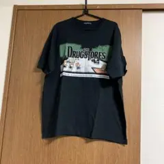 THE DRUGSTORES グラフィックTシャツ 黒
