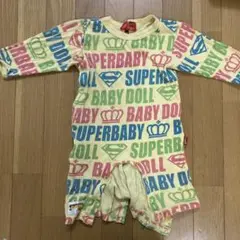 Baby doll 長袖ロンパース80