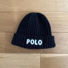 POLO ブラック ビーニー 46〜50cm