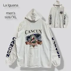 La Iguana スーベニア パーカー ジップアップ メンズ XL 古着