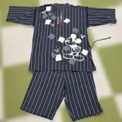 【希少】値下げ！ディズニー　ミッキー　大人用甚平　Lサイズ