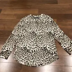 ZARA BASIC ヒョウ柄 長袖シャツ　S レディース