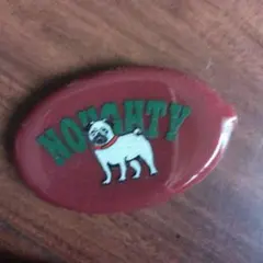 赤い犬デザインのコインケース
