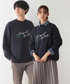新品GLOBAL WORK トレーナー乾きやすい L ネイビー 定価5,490円