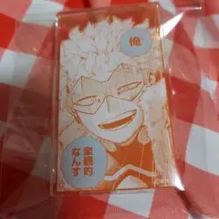 ヒロアカ原画展　アクリルバッジ　ホークス