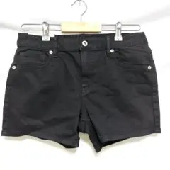 【新品タグ付】ユニクロ レディース ショートパンツ 黒 25インチ S相当