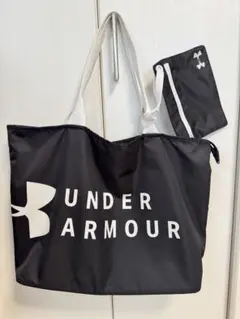 UNDER ARMOUR ブラック トートバッグ　used