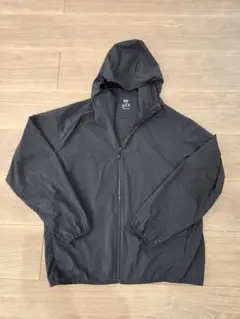UNIQLO ポケッタブルUVカットパーカー NANODESIGN Ｌ　ブラック