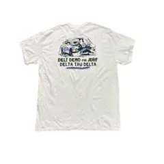7SM5【GILDAN】イベントバックプリントTシャツ　L 古着used