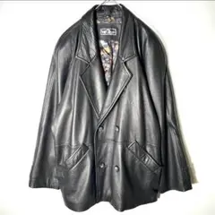 fur-griser レザーコート　ブラック　Mサイズ fur-griser レザーコート ブラック