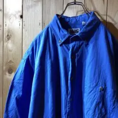 ss4376 BASIC EDITIONS ボタンダウンシャツ ブルー 青