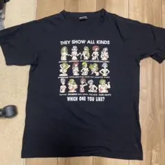 カラフルキャラクターTシャツおっぱいTシャツ