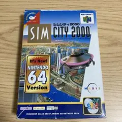 ニンテンドー64 SIM CITY 2000 シムシティ　（箱・説明書付き）
