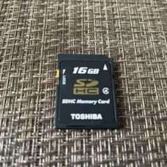 TOSHIBA SDHCメモリーカード 16GB 中古　フォーマット済み