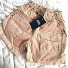 【新品未使用】ブリーズ ハーフパンツ コーデュロイ シンプル ベージュ 100
