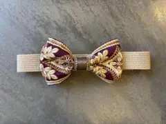 蝶ネクタイ　ハンドメイド　ブライダル
