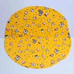 新品・未使用 とっとこハム太郎 生地 イエロー 3 レトロ