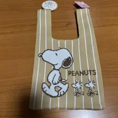 SNOOPYニットトートバッグ