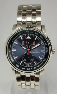 【不動　ジャンク】NEW SWISS ARMY 腕時計　クロノグラフ