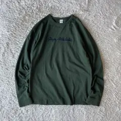 "00s old GAP" L/S cutsew M green