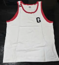 ★新品未使用propaganda Gロゴ入りタンクトップ ホワイト/レッド