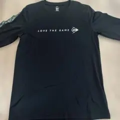 DUNLOP LOVE THE GAME 長袖Tシャツ ブラック