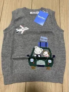ファミリア ニット ベスト