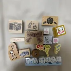 木製スタンプセット