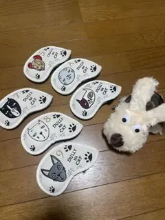 DULY NA CAT アイアン用ヘッドカバー 6個セット