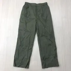 Lepsim レプシム ストレッチ ワイドパンツ チノパン カーキ L