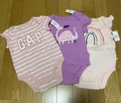 GAPロンパース3点セット 80cm