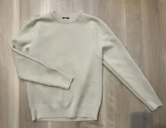 UNIQLO ベージュ クルーネックセーター S