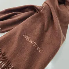 【美品】YVES SAINT LAURENT ローゲージマフラー ピラーティ期 美品】YVES SAINT LAURENT ローゲージマフラー ピラーティ期