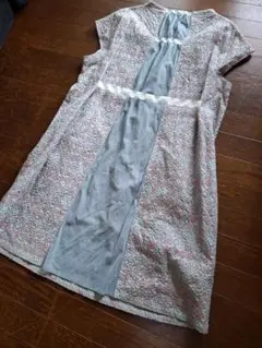 アズノウアズ　刺繍ワンピース　チュール　17号　エーエスアズノウアズ