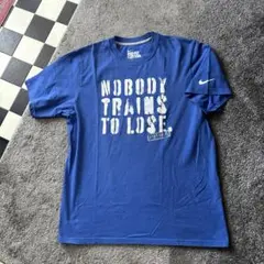 Nike Dri-Fit ブルー Tシャツ Lサイズ