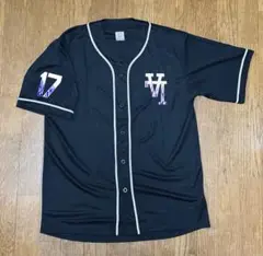 逆ロゴ　ロサンゼルスドジャース ベースボールシャツ大谷翔平　新品未使用　XL