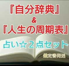 『自分辞典』u0026『人生の周期表』占い 鑑定 ★2点セット!