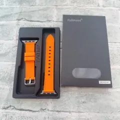 そ　Apple Watch バンド 41〜38mm オレンジ　ブラック