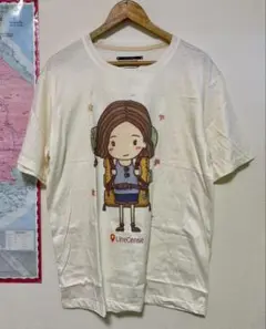 【LineCense】 Backpacker Girlタイ製 Tシャツ XL